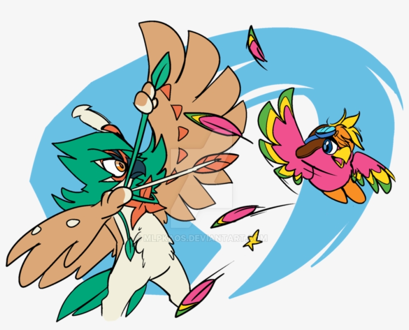 Decidueye Vs Birdon - Decidueye Vs, transparent png download