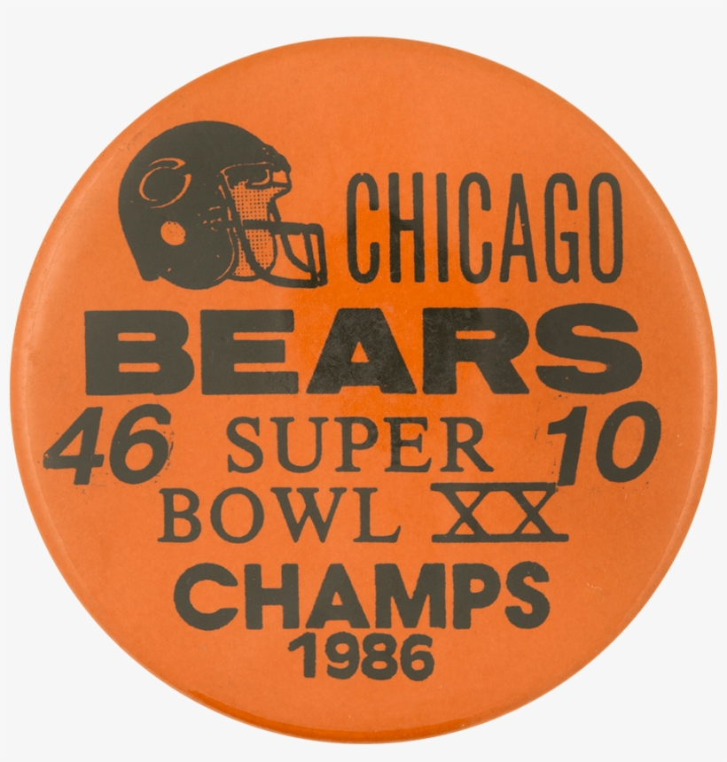 Chicago Bears Super Bowl Xx - Circle, transparent png download