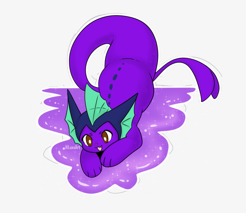 My New Vaporeon Sona Made With A Base By @luxxart Https - Cartoon, transparent png download