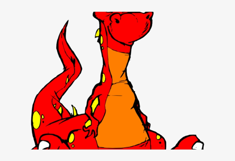 Dragon Clipart Red Dragon - Clip Art Free Dragon, transparent png download