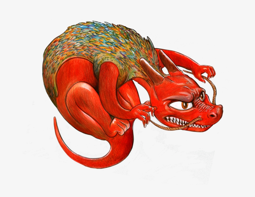My Red Dragon - Illustration, transparent png download