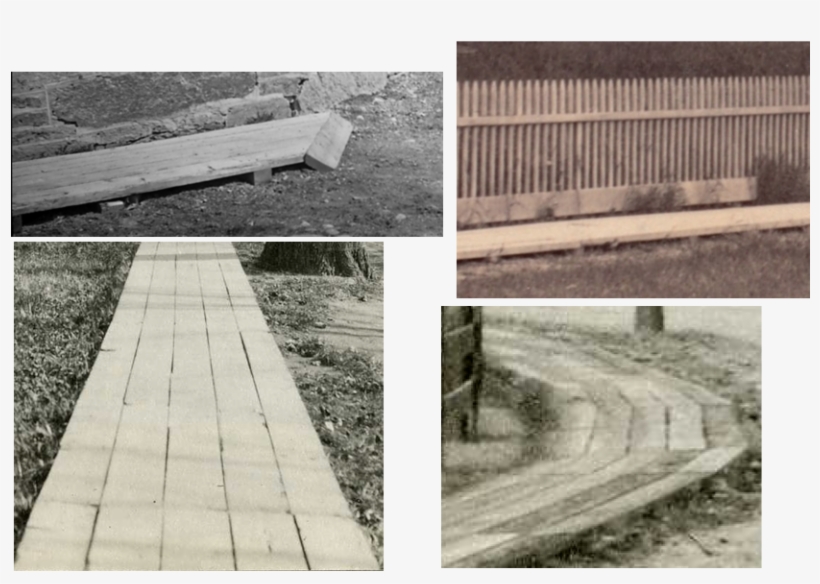 Close-up Views Of Some Of The Old Plank Sidewalks Of - Boardwalk, transparent png download