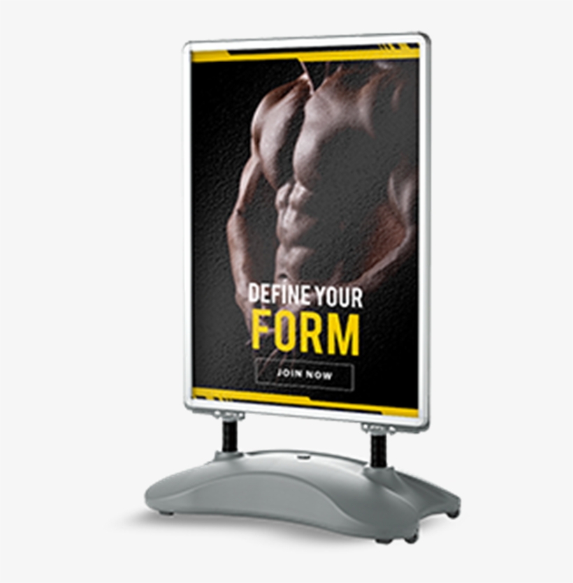 Sidewalk Wind Sign - Sandwich Board, transparent png download