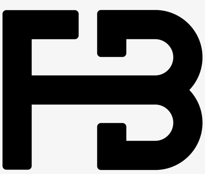 Fb And A Standalone Black - Sign, transparent png download