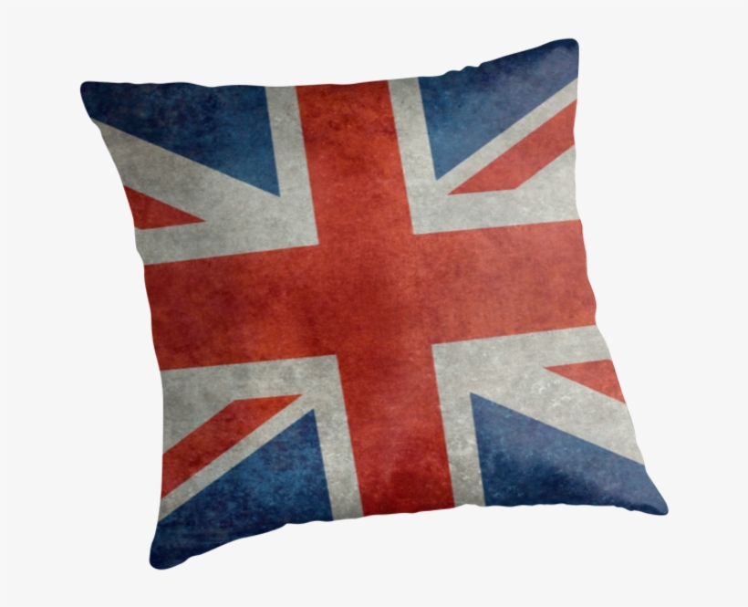 British Union Jack Flag Vintage Version Scale 35 Throw - Australian Flag On Face, transparent png download