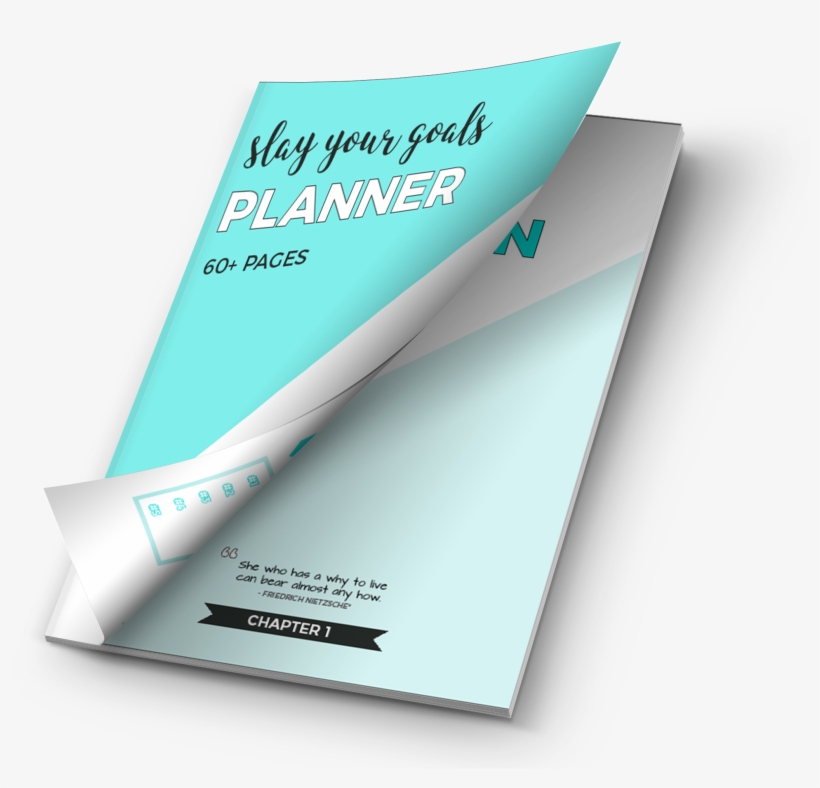 Slay Your Goals Planner Itsallyouboo - Goal, transparent png download