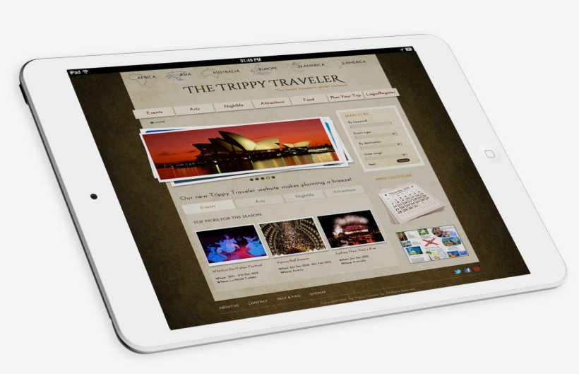 Trippy-ipad - Online Advertising, transparent png download