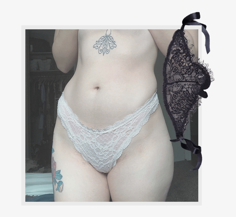 Pink Lace Thong - Lingerie Top, transparent png download
