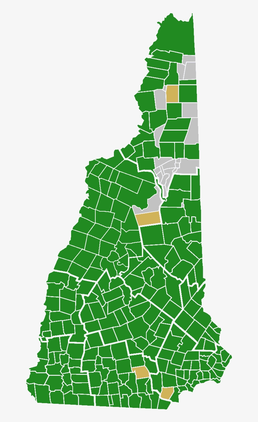 New Hampshire Democratic Presidential Primary Election - New Hampshire Municipalities, transparent png download