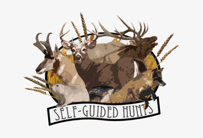 Deer And Hunting Logo Png, transparent png download