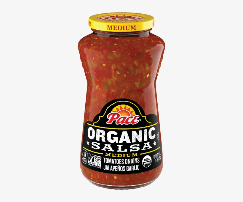 Organic Salsa Medium - Pace Picante Sauce, transparent png download