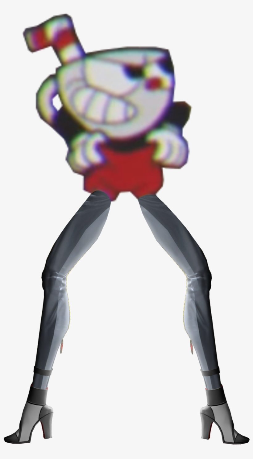 Cuphead With Bayonetta Legs - Characters With Bayonetta Legs, transparent png download