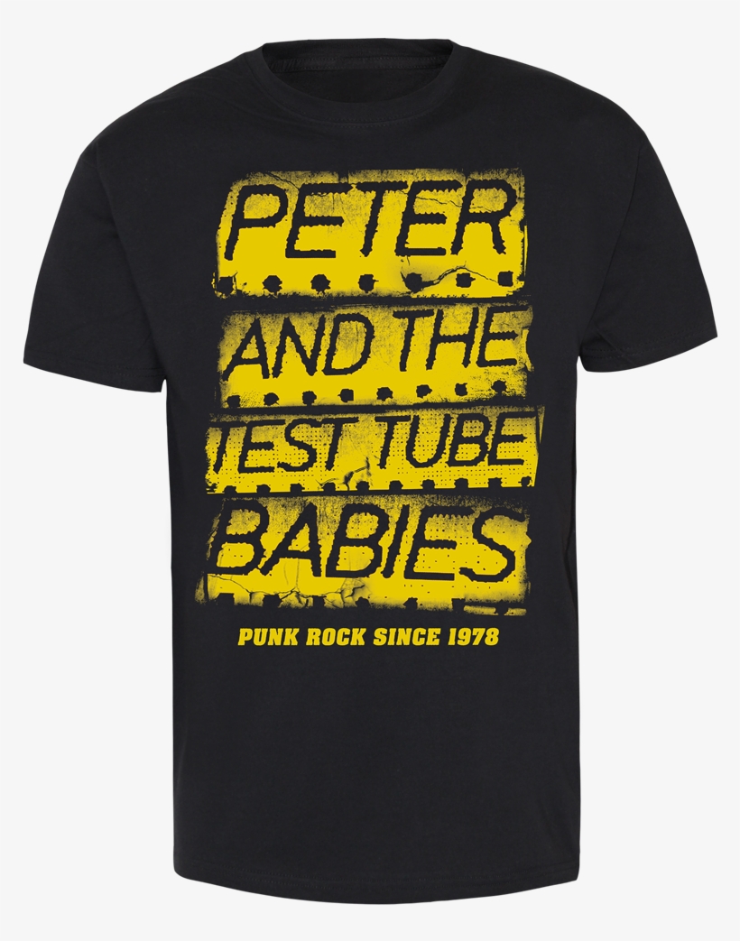 Peter & Test Tube Babies "logo Yellow" T-shirt - Peter And The Test Tube, transparent png download