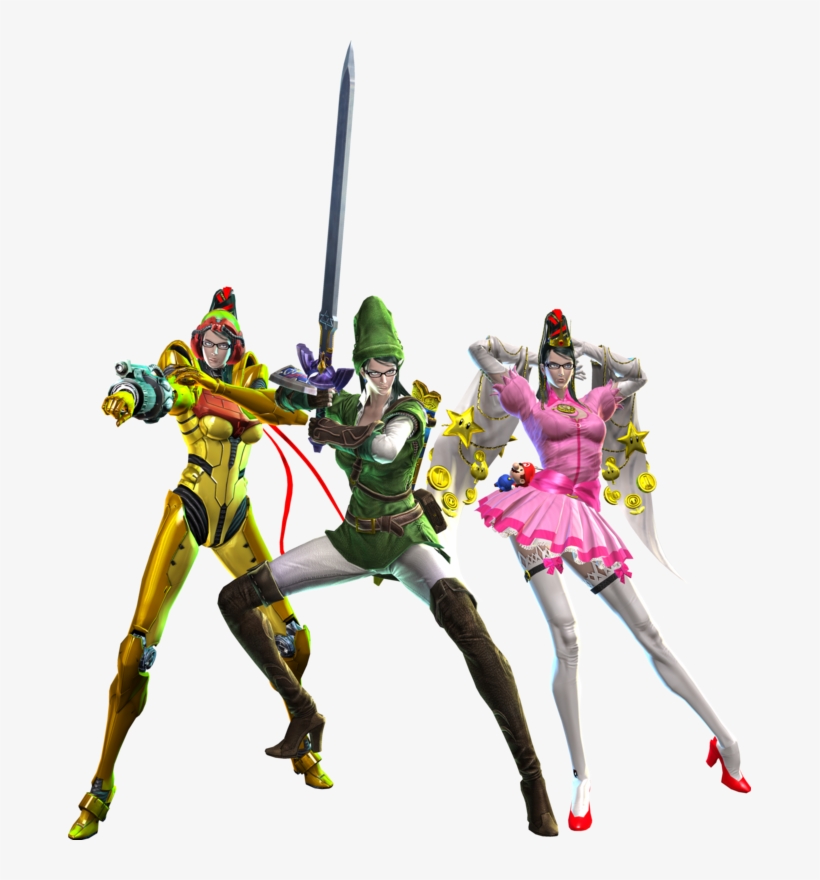 Mario Bayonetta, transparent png download
