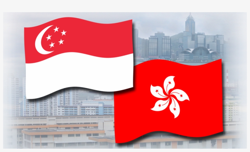 4593 Hk Sing 20 Dec 2016 - Hong Kong Flag, transparent png download