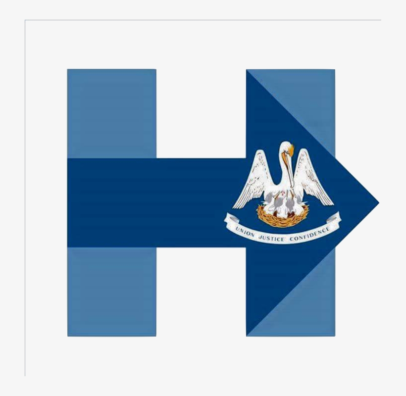 Hillary For Louisiana - Flag Of Louisiana, transparent png download