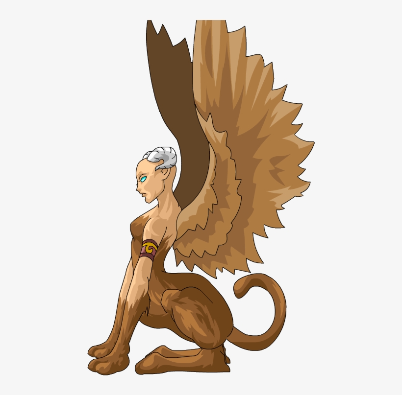 Creatures Clipart Sphinx - Cartoon, transparent png download