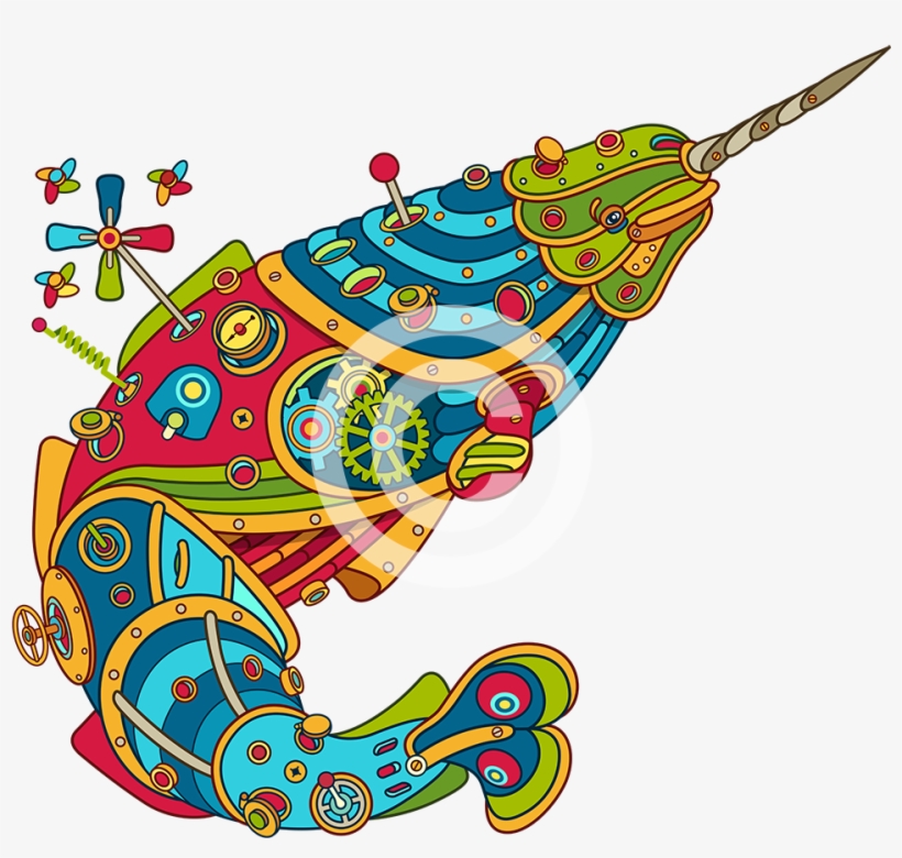 N For Narwhal - Illustration, transparent png download