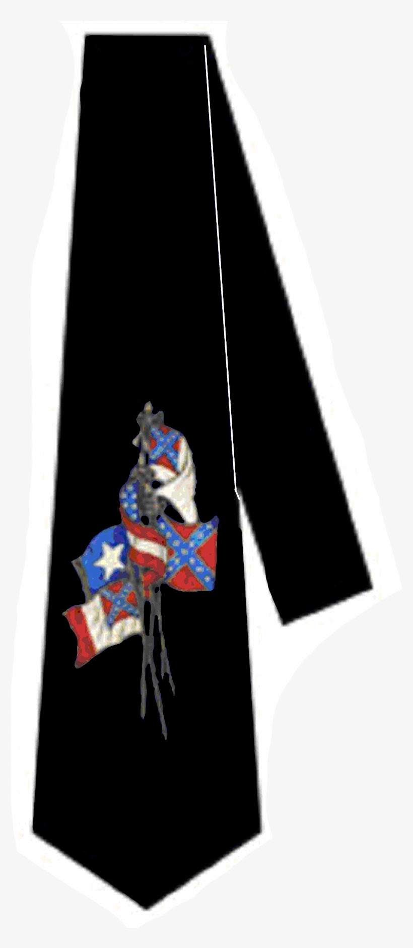 Black Tie With Flag Bundle - Flag, transparent png download