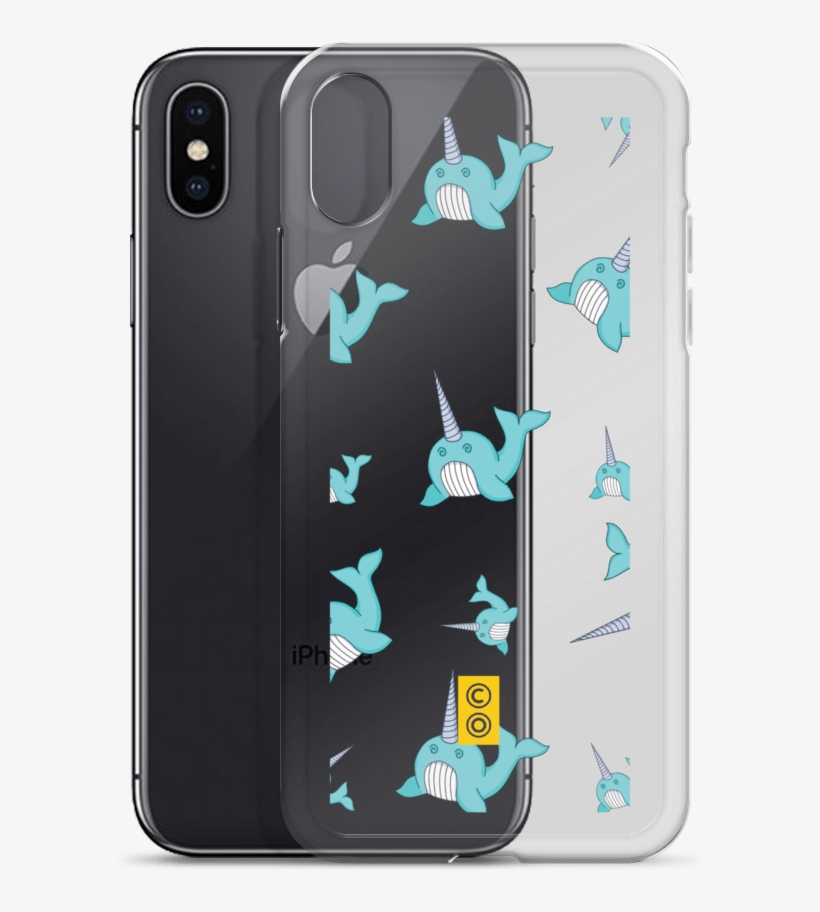 Colorful Narwhal Iphone Case - Iphone, transparent png download