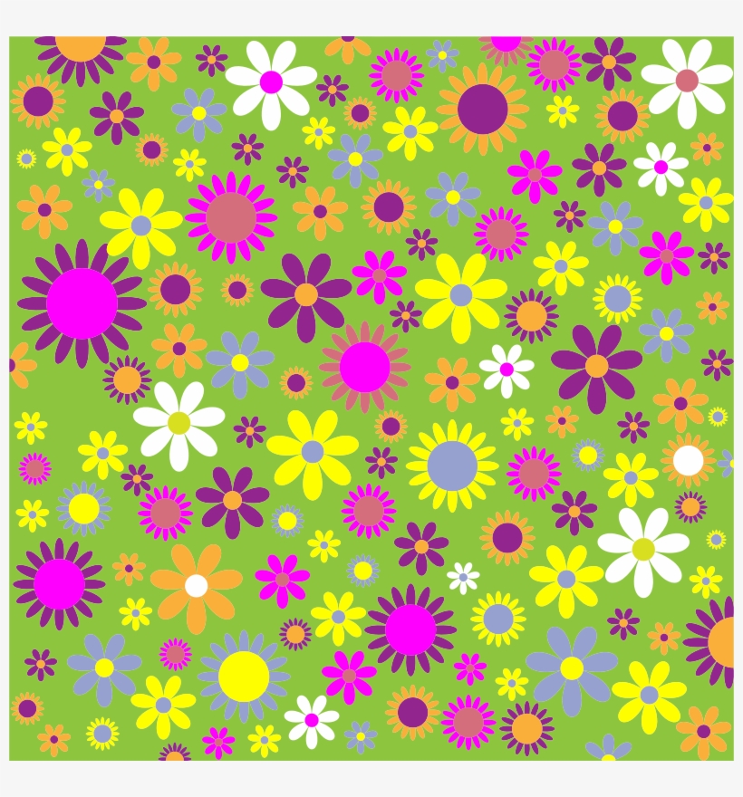 Medium Image - Flower Background Clip Art, transparent png download