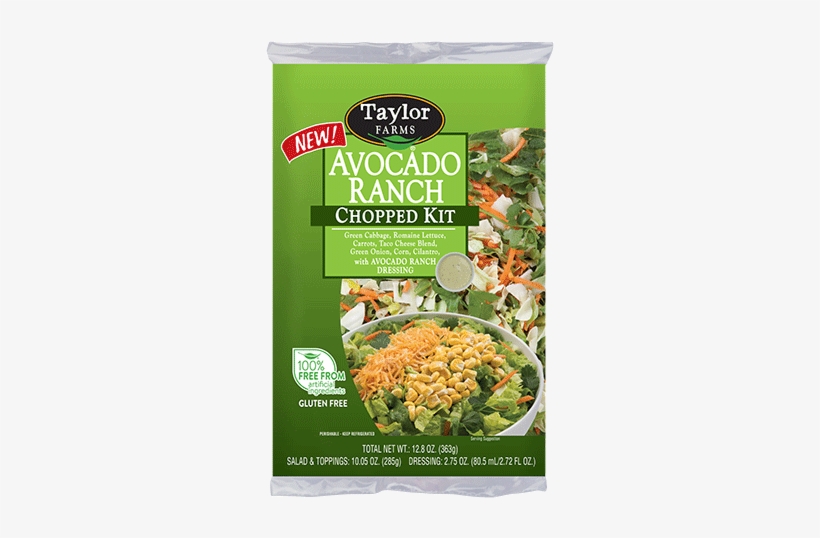 Web - Chopped Salad Avocado Ranch, transparent png download