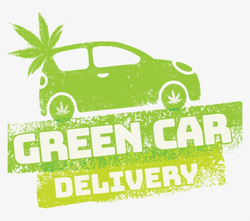 Green Car Delivery, transparent png download