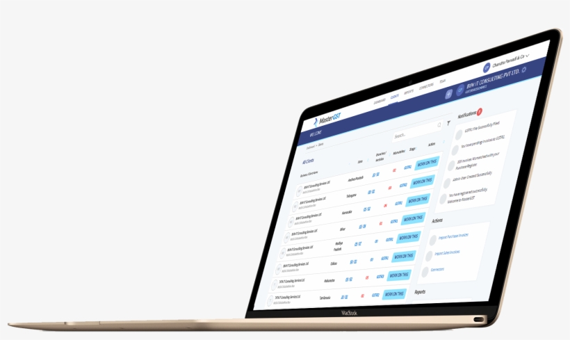 "please Signup Explore The Features Of Mastergst - Flat Panel Display, transparent png download