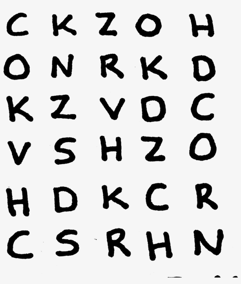 Eye Chart 2018 05 23, transparent png download