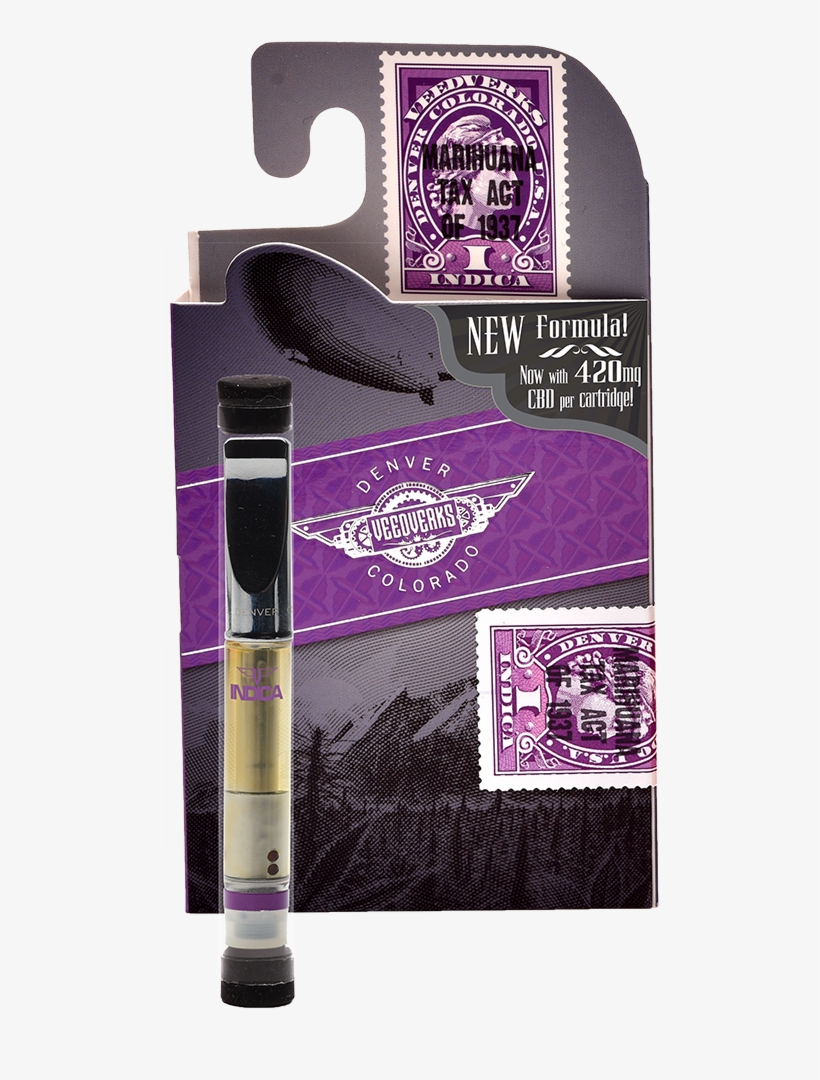 Indica 420 Mg Cbd Vape Pen Cartridge - Cannabidiol, transparent png download