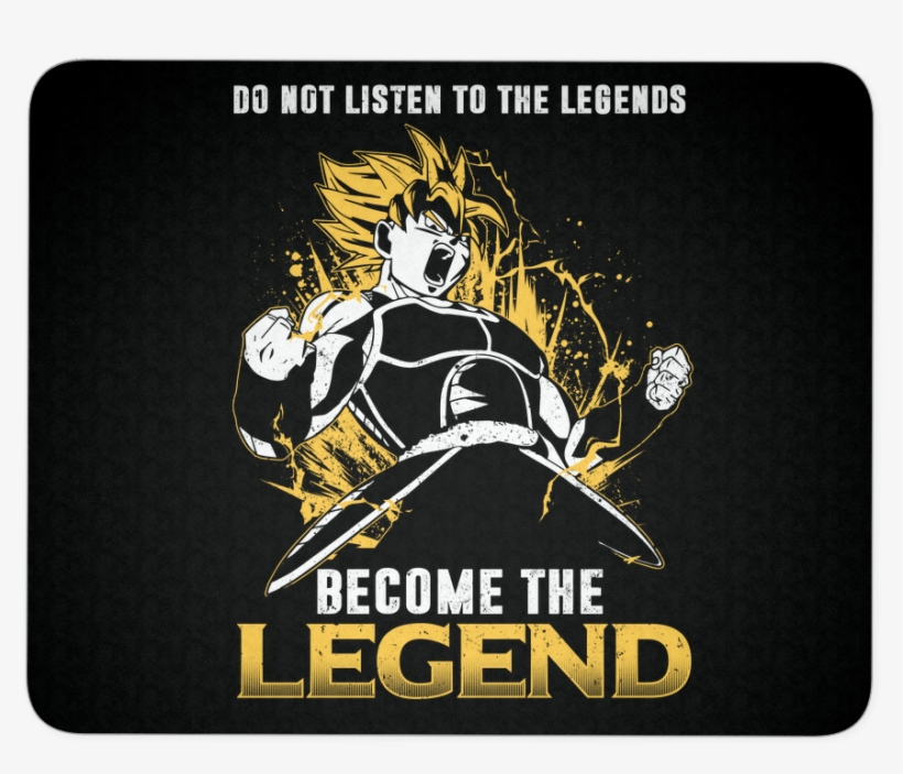 Super Saiyan Bardock Become The Legend Mouse Pad - Super Saiyan, transparent png download