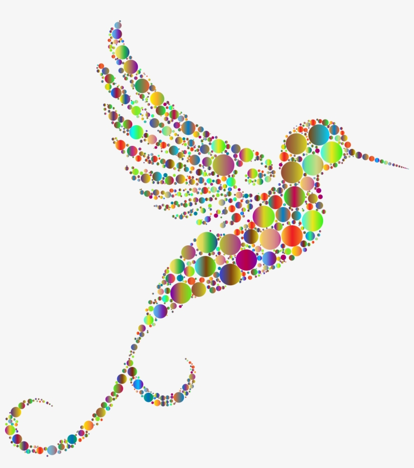 Hummingbird Circles 4 No Background, transparent png download