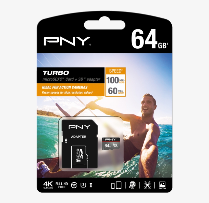 /data/products/article Large/970 20171106112527 - Microsd 64gb Pny Performance, transparent png download