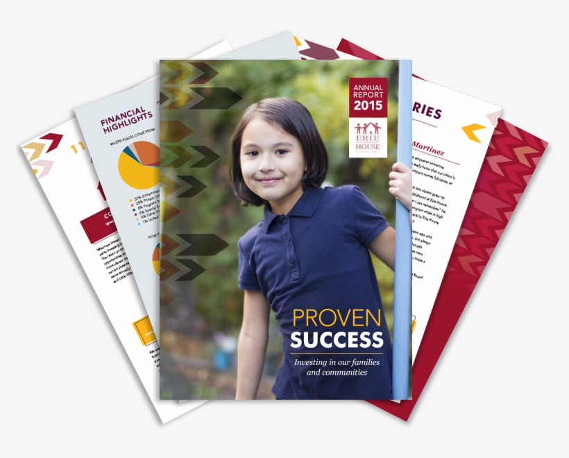 Erie House Annual Report - Back Cover Design For Annual Reports, transparent png download
