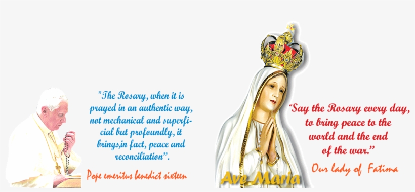Those Who Desire To Continue This Rosary Chain Prayer - Fatima, transparent png download