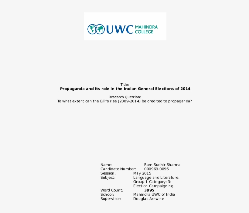 Docx - United World College Of South East Asia, transparent png download