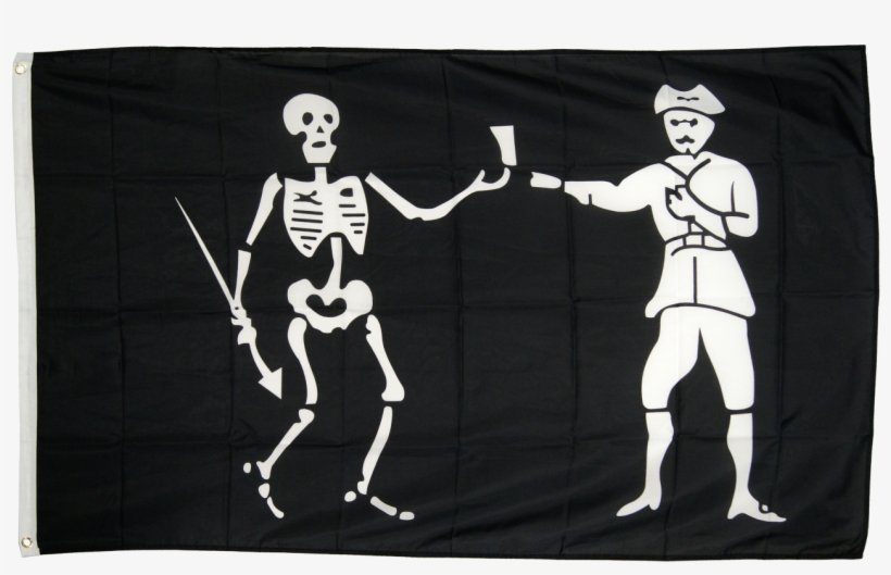 Pirate Jolly Roger Flag - Jolly Roger, transparent png download