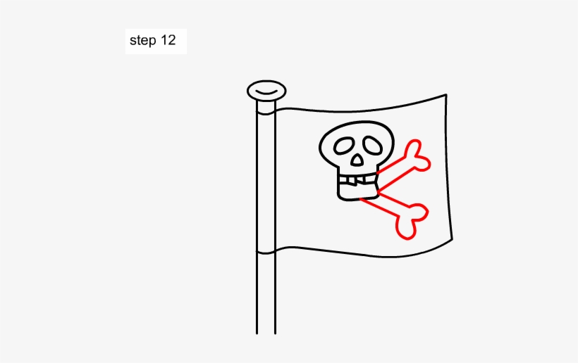 Attitude Is Everything Pirate Flag - Cartoon, transparent png download