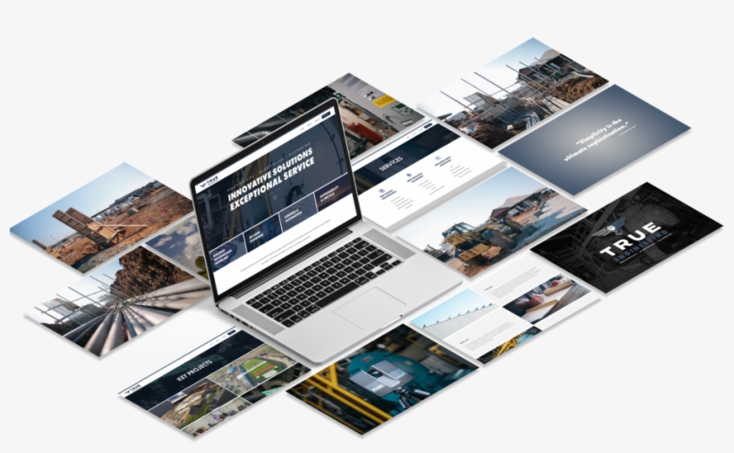 True Engineering Hook Creative Website Mockup - Flyer, transparent png download