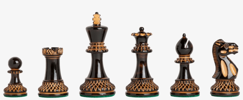 Burnt Boxwood And Natural Boxwood - Original 1849 Staunton Chess Set, transparent png download