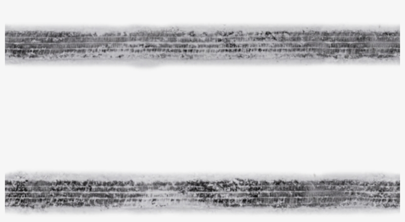 Ground Snow Tire Tracks - Monochrome, transparent png download