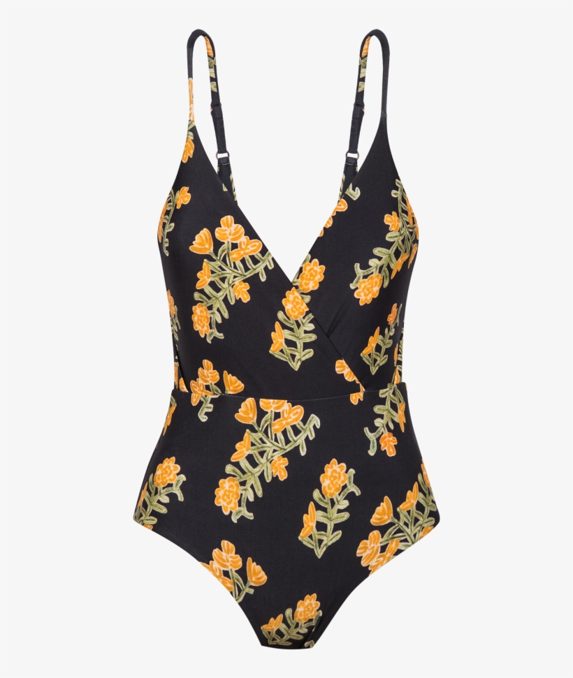 Flower Madalena One Piece - Maillot, transparent png download