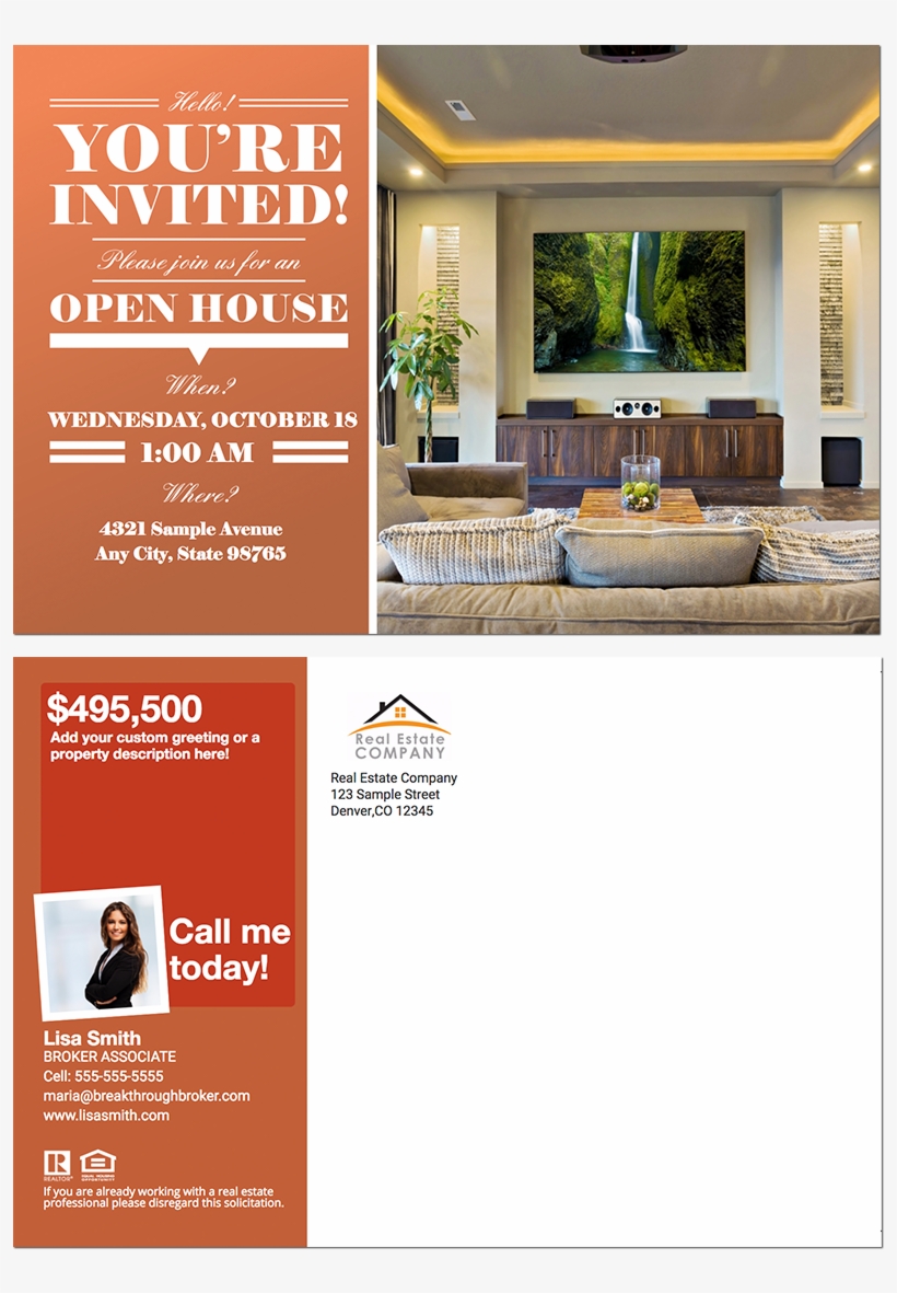 Invitation For Open House Real Estate, transparent png download