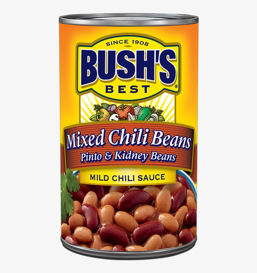 Bush's® Mixed Chili Beans - Bush's Chili Beans Medium Sauce, transparent png download
