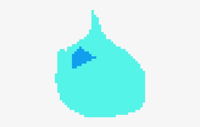 Rain Drop - Transparent Pixel Bread, transparent png download