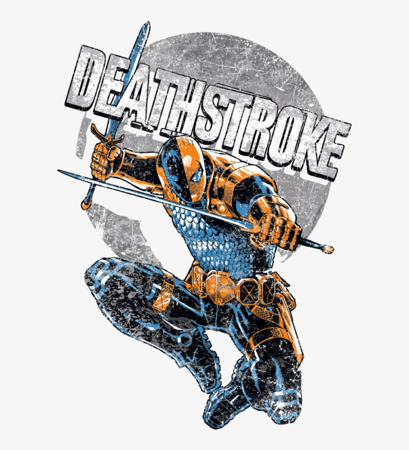 Justice League Deathstroke Retro Youth Hoodie - Poster, transparent png download