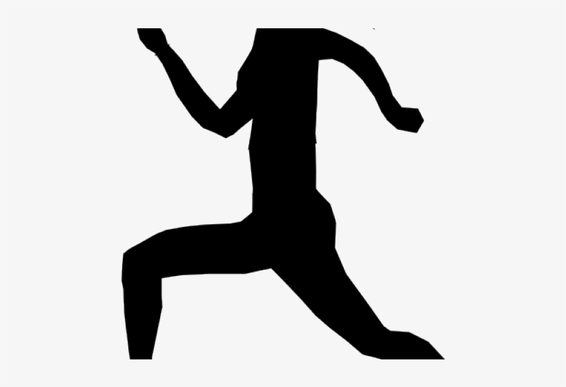 Girl Running Png - Silhouette, transparent png download
