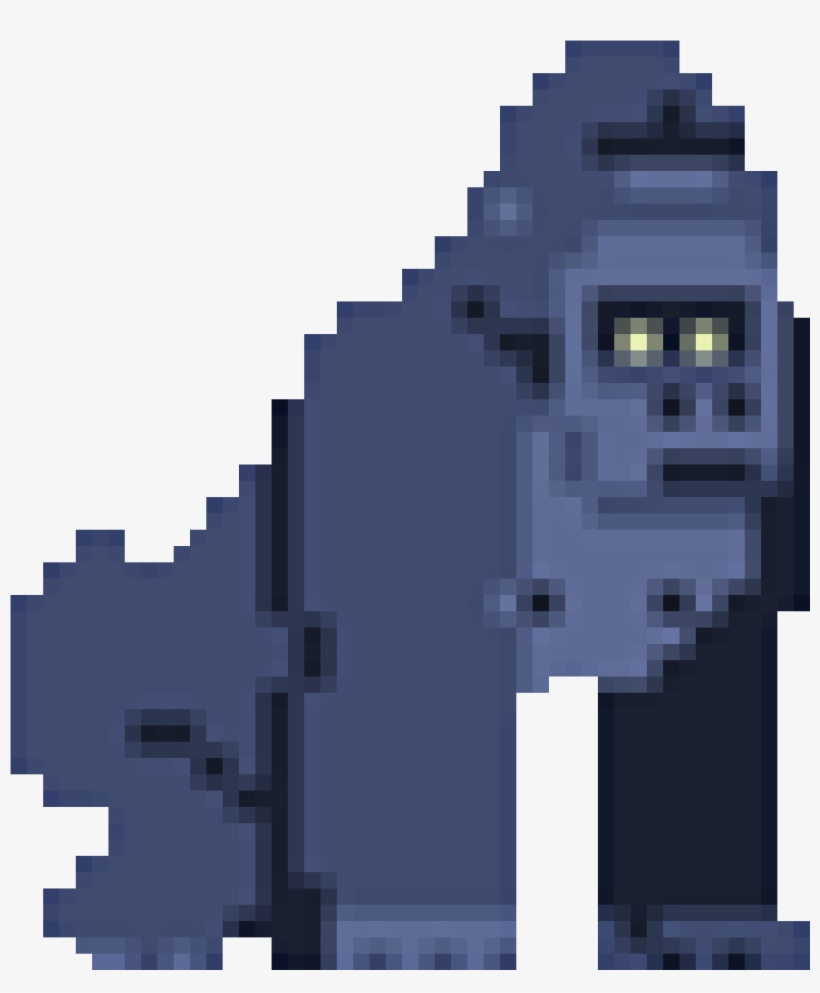Harambe Png - Harambe Pixel Art, transparent png download