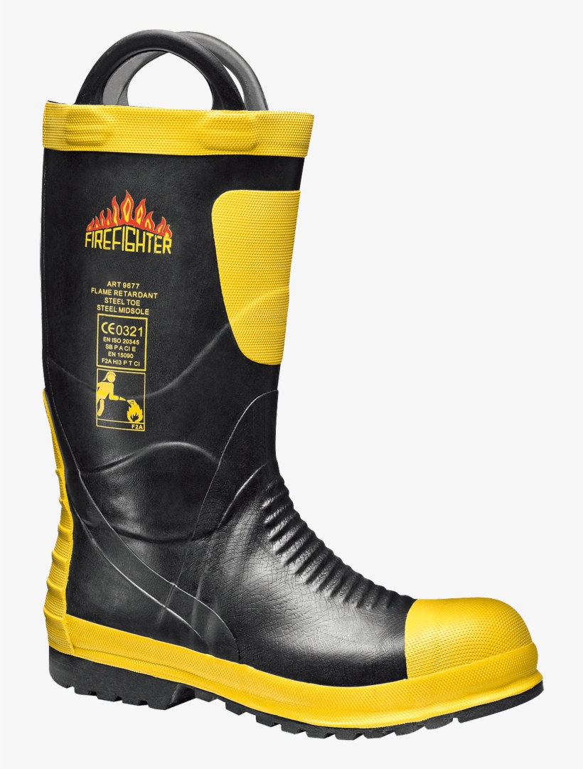 Firefighter Boot Png, transparent png download