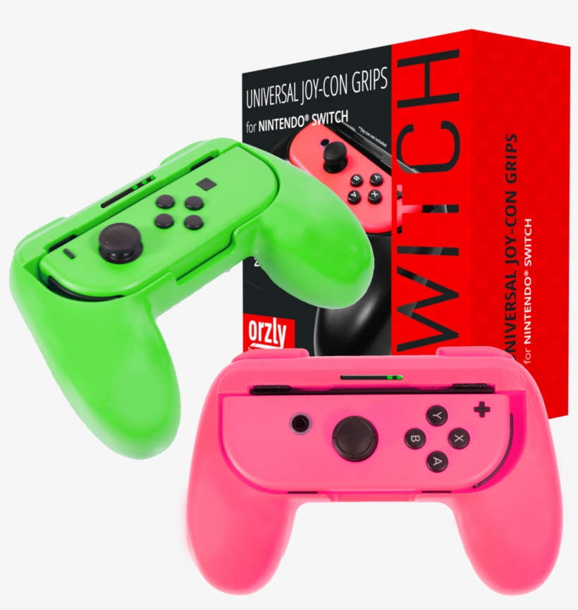 Grip Joy Con Green, transparent png download